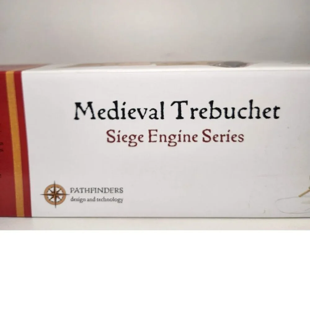 NEW Pathfinders Medieval Trebuchet Siege Engine Catapult Building Set Kit Craft